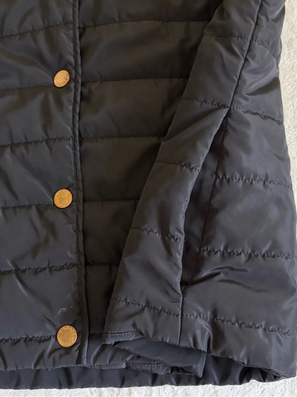 Michael Kors sleeveless quilted